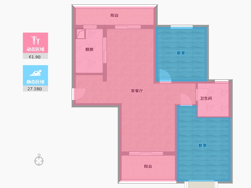 河北省-石家庄市-赫石府-79.16-户型库-动静分区