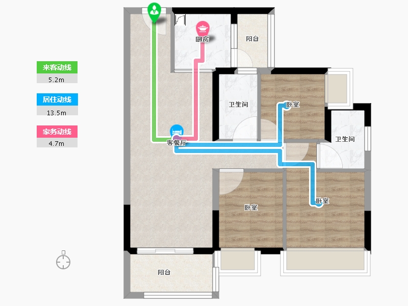 广东省-河源市-十里东岸·江语城-72.01-户型库-动静线