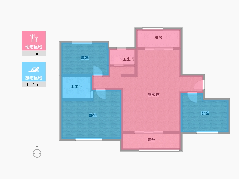 山东省-济宁市-久泰学府名都-102.00-户型库-动静分区