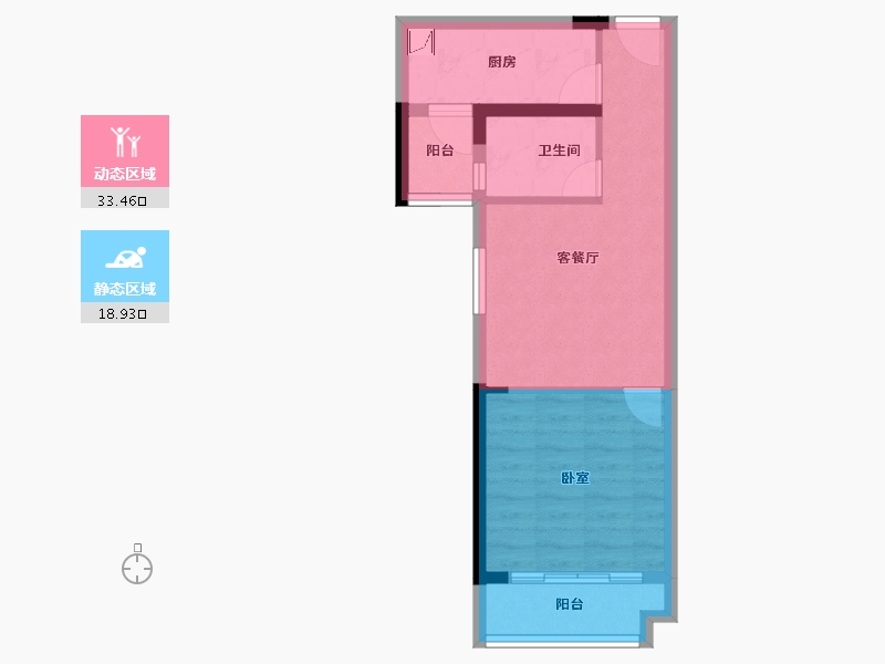 湖南省-衡阳市-银泰红城6~9期-46.00-户型库-动静分区