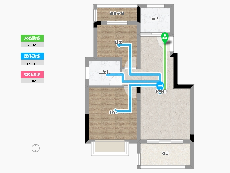 湖南省-岳阳市-金江学府-54.53-户型库-动静线