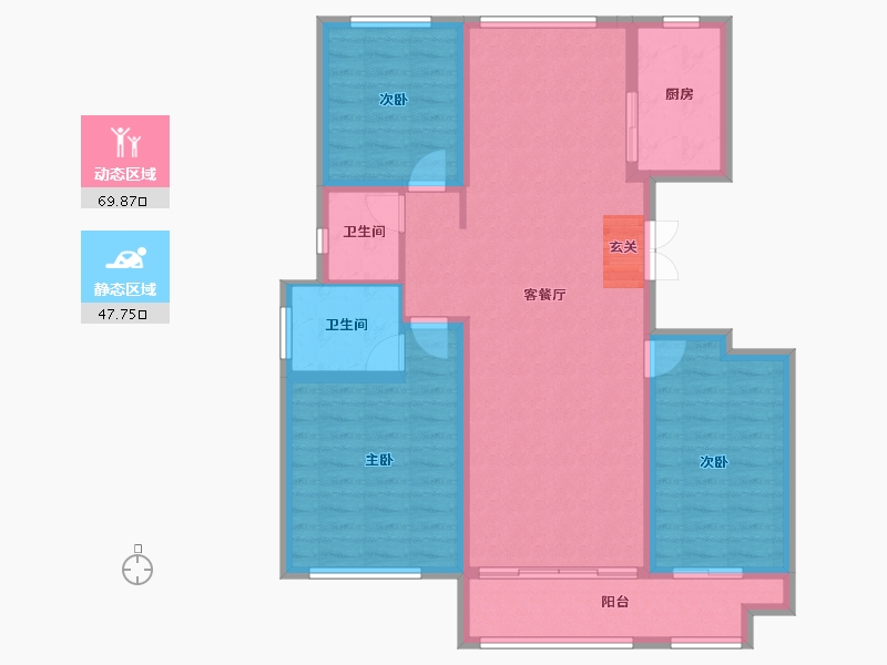 山东省-泰安市-鲁投尚府-106.17-户型库-动静分区