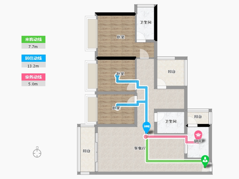 广东省-河源市-龙光玖龙府-100.84-户型库-动静线