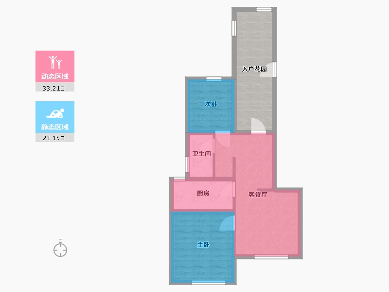 山东省-烟台市-山语世家三期-61.00-户型库-动静分区