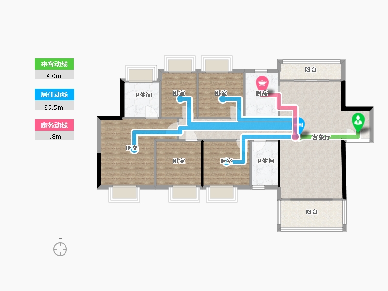 广东省-东莞市-星河时代-116.18-户型库-动静线