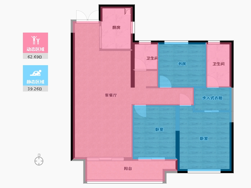 湖南省-长沙市-中交·中央公园-92.16-户型库-动静分区