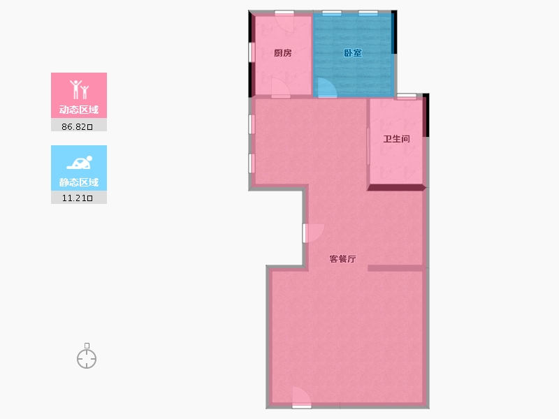 福建省-厦门市-招商卡达凯斯-90.59-户型库-动静分区