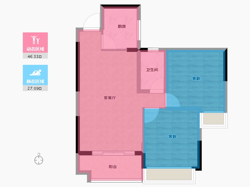 湖南省-常德市-星语林·创客大街-65.69-户型库-动静分区