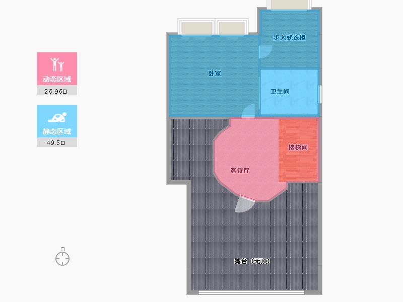 广东省-汕头市-海湾尚景-126.16-户型库-动静分区