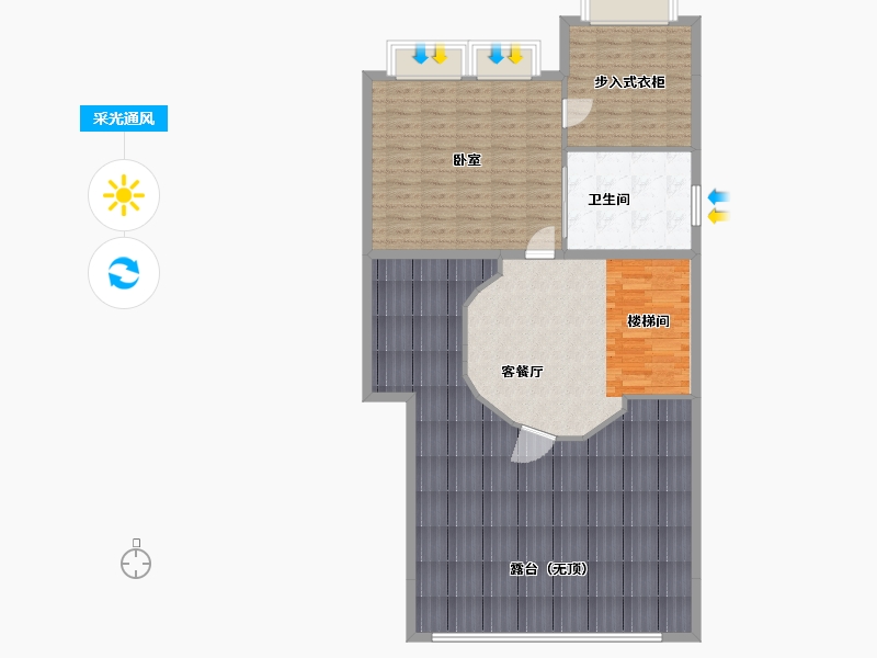 广东省-汕头市-海湾尚景-126.16-户型库-采光通风