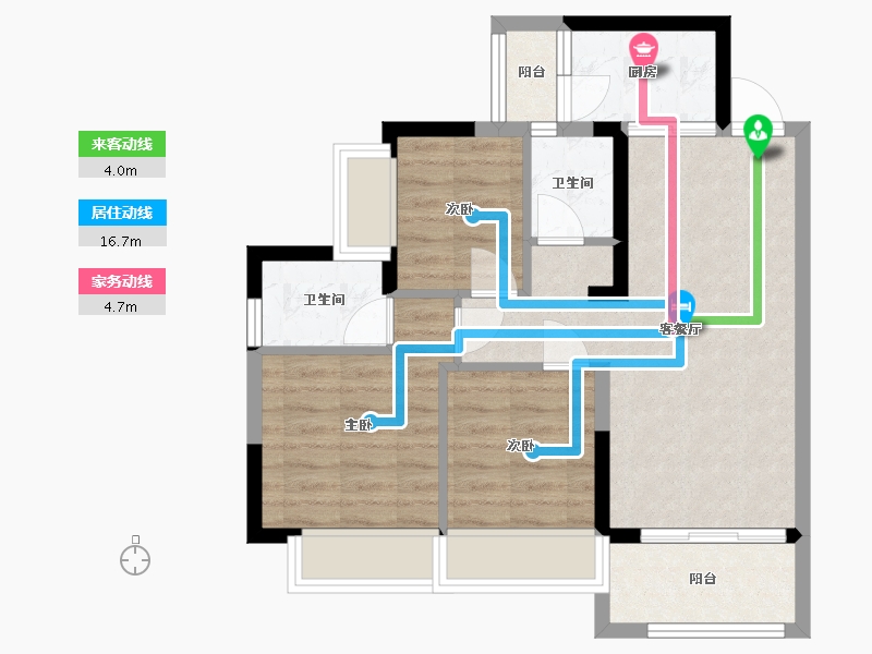 广东省-惠州市-中鑫悦府-63.32-户型库-动静线