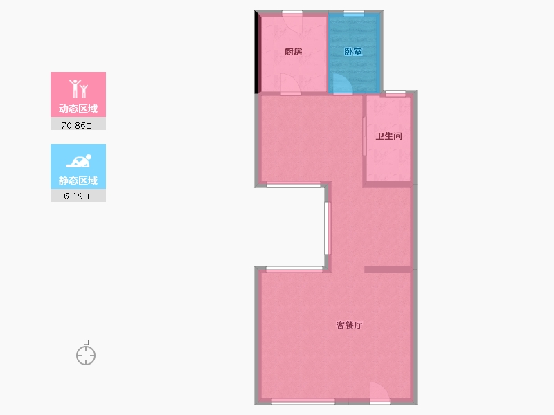 福建省-厦门市-招商卡达凯斯-70.04-户型库-动静分区