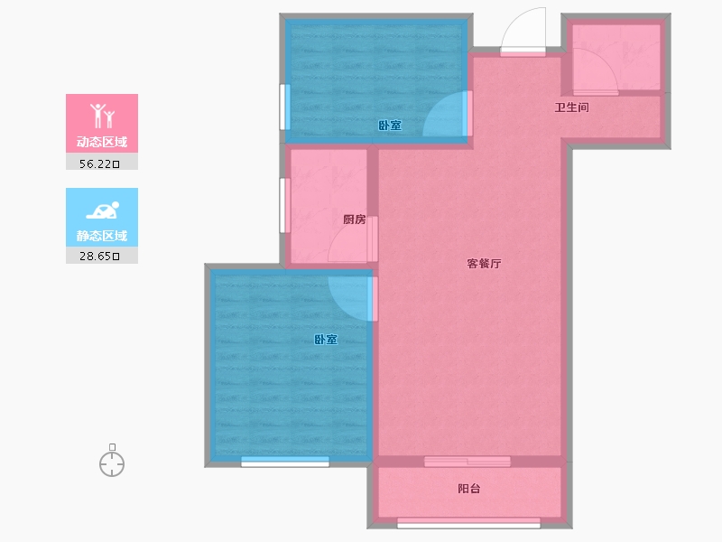 山东省-济宁市-金悦国际-76.01-户型库-动静分区