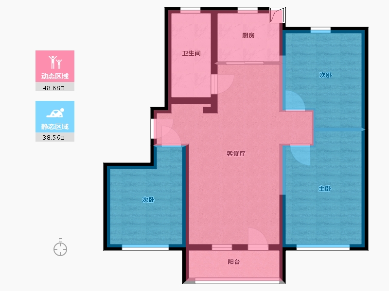 山东省-烟台市-中节能聚创新城-77.00-户型库-动静分区