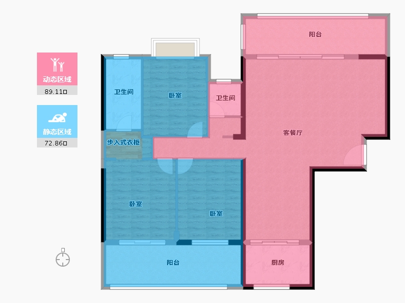 广东省-汕头市-中海寰宇天下-148.28-户型库-动静分区