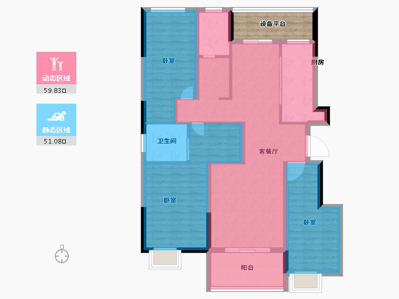 河南省-开封市-林语溪-104.77-户型库-动静分区