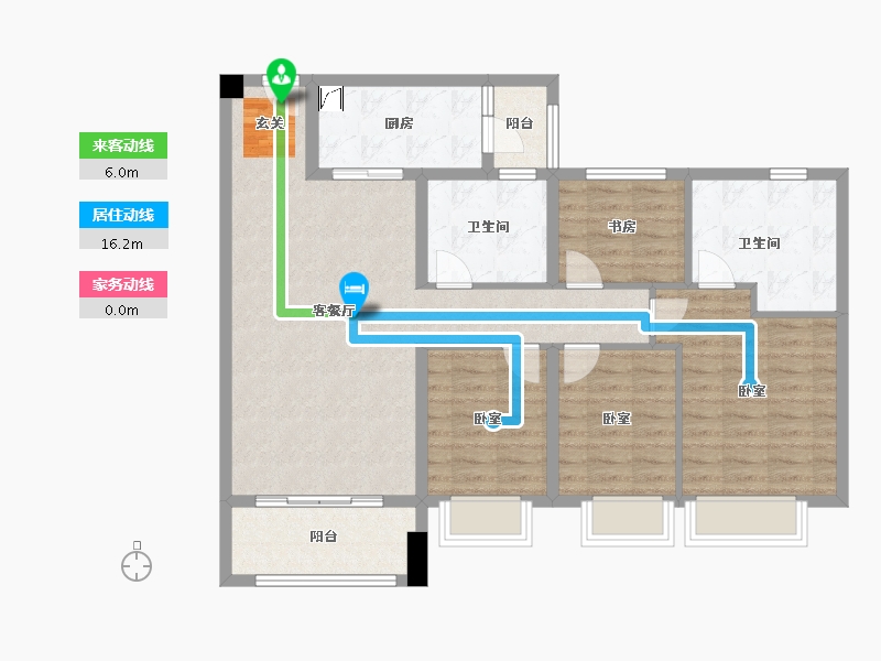 广东省-惠州市-当代MOMΛ上品湾-101.10-户型库-动静线