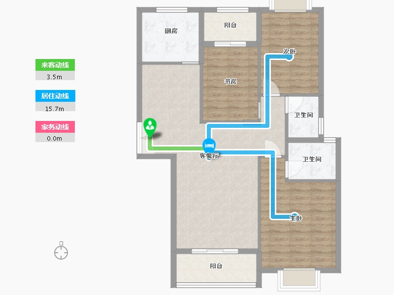 河南省-信阳市-圣达广场-93.13-户型库-动静线