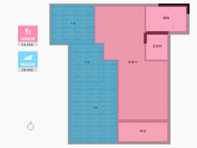 河南省-信阳市-圣达广场-89.00-户型库-动静分区