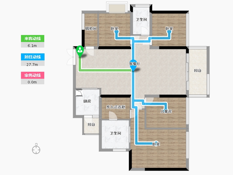 广东省-深圳市-宝能城-131.89-户型库-动静线