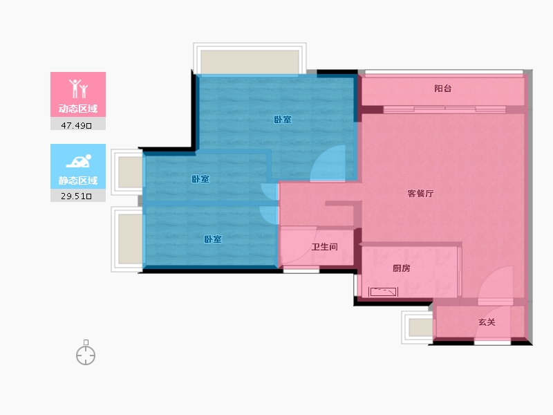 广东省-广州市-中国铁建海悦国际-68.00-户型库-动静分区