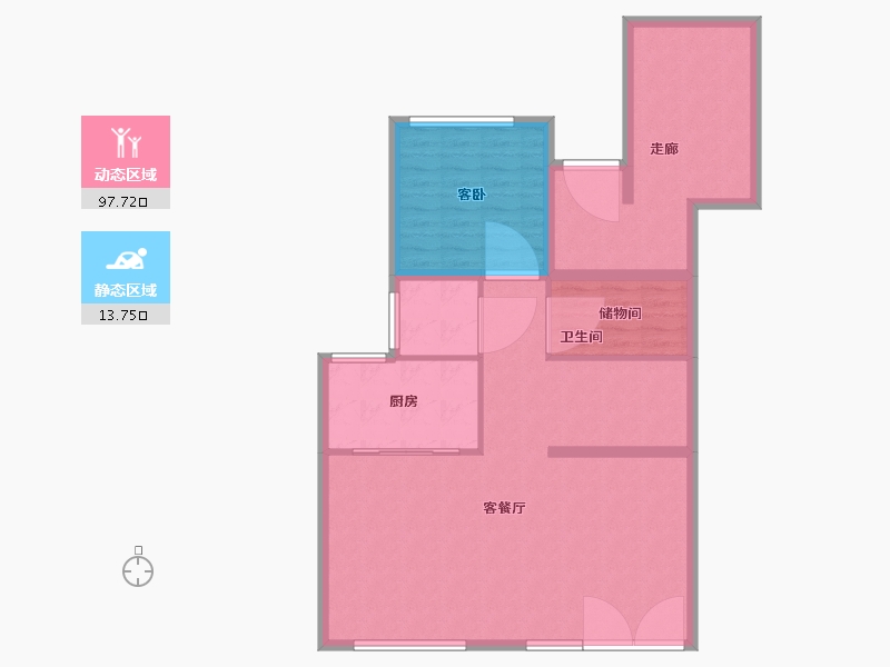 江西省-抚州市-硕果小镇-102.00-户型库-动静分区