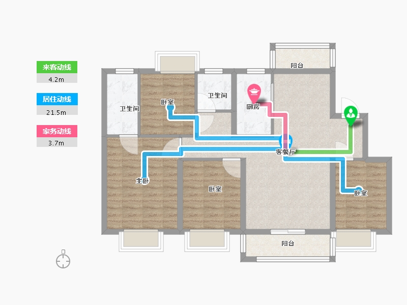 江西省-抚州市-硕丰壹方城-94.00-户型库-动静线