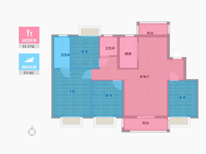 江西省-抚州市-硕丰壹方城-94.00-户型库-动静分区