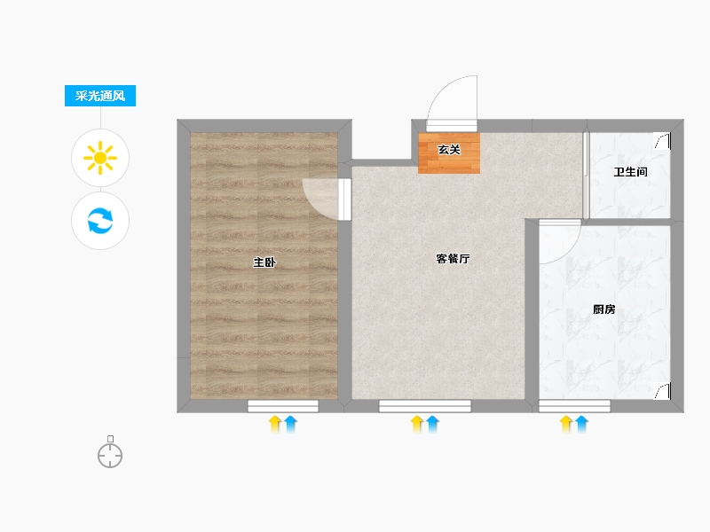 吉林省-长春市-君悦华庭-42.01-户型库-采光通风