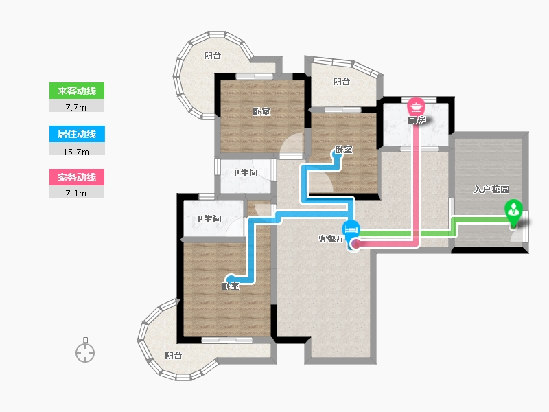 河南省-商丘市-东方巴黎-110.59-户型库-动静线