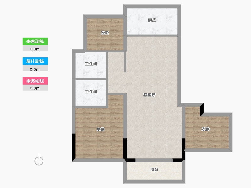 河南省-信阳市-中浙·春风十里-82.37-户型库-动静线