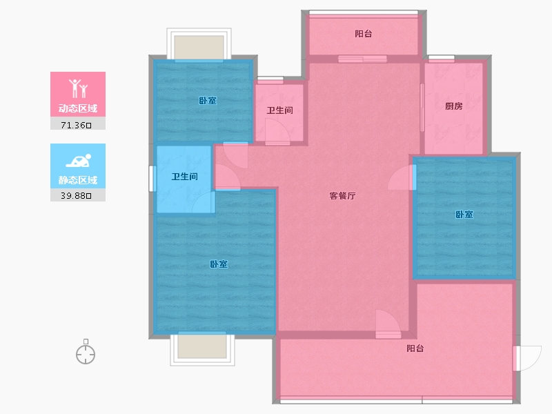 广东省-汕尾市-天悦明珠-100.50-户型库-动静分区