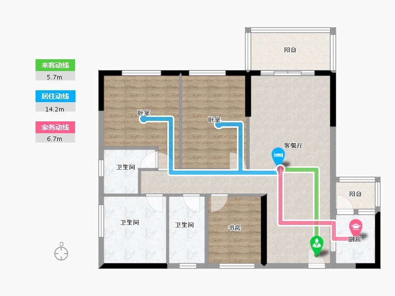 广东省-河源市-华达国际-102.71-户型库-动静线