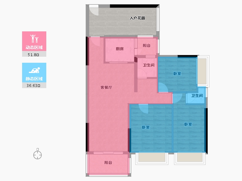 广东省-河源市-新河中央-91.81-户型库-动静分区