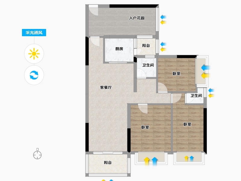 广东省-河源市-新河中央-91.81-户型库-采光通风