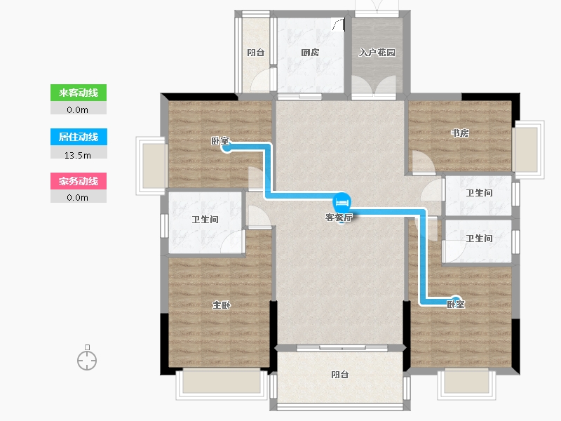 广东省-清远市-金保利·世界城-119.95-户型库-动静线