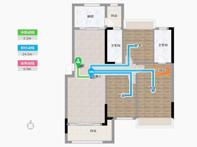 广东省-阳江市-源河·滨江花园-106.57-户型库-动静线