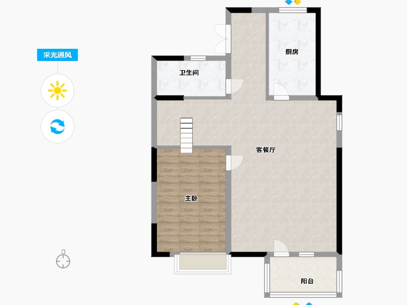 山东省-青岛市-天一仁和珑樾海-92.00-户型库-采光通风