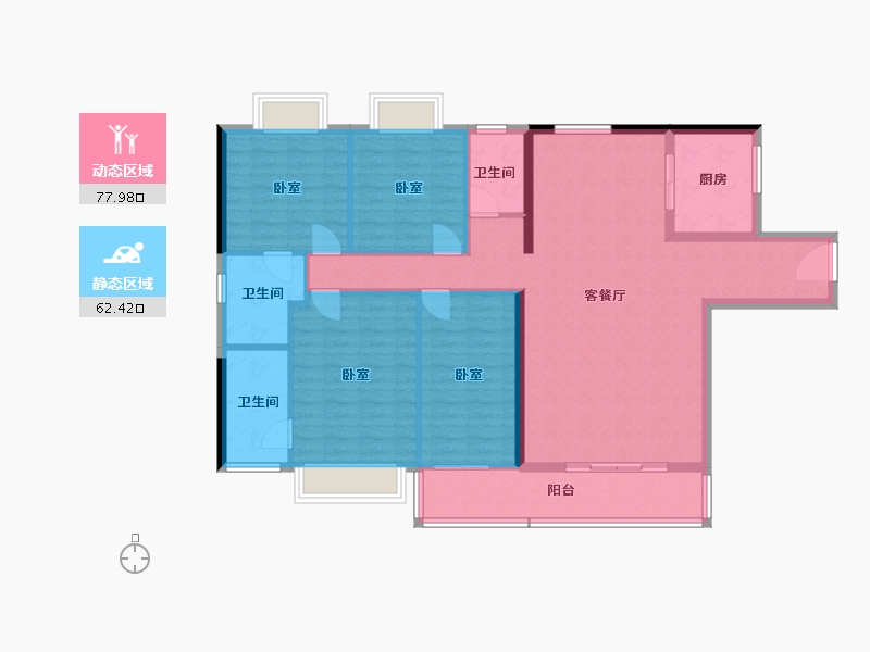 广东省-河源市-星光·源江学苑-127.66-户型库-动静分区