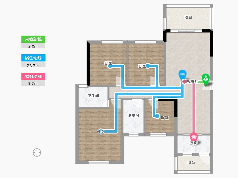 广东省-河源市-华达国际-92.98-户型库-动静线