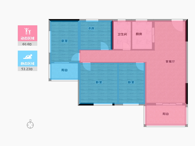 广东省-河源市-华达国际-102.86-户型库-动静分区