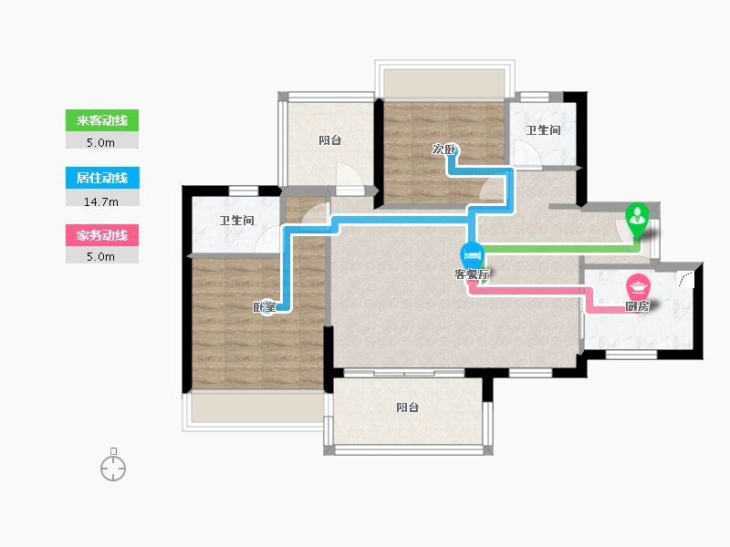 广东省-清远市-信业郡城-77.00-户型库-动静线