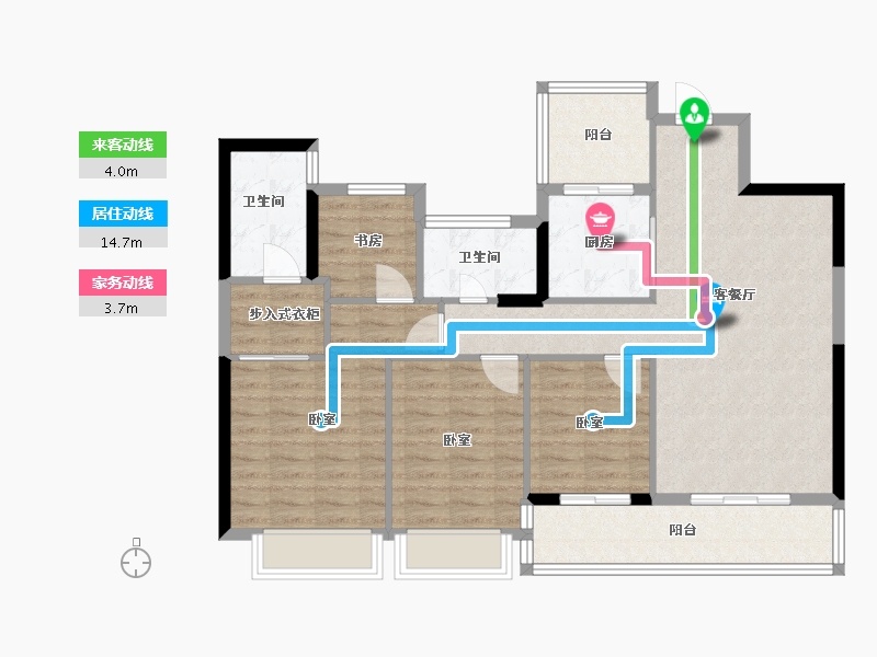 广东省-河源市-东江湾1号-97.39-户型库-动静线