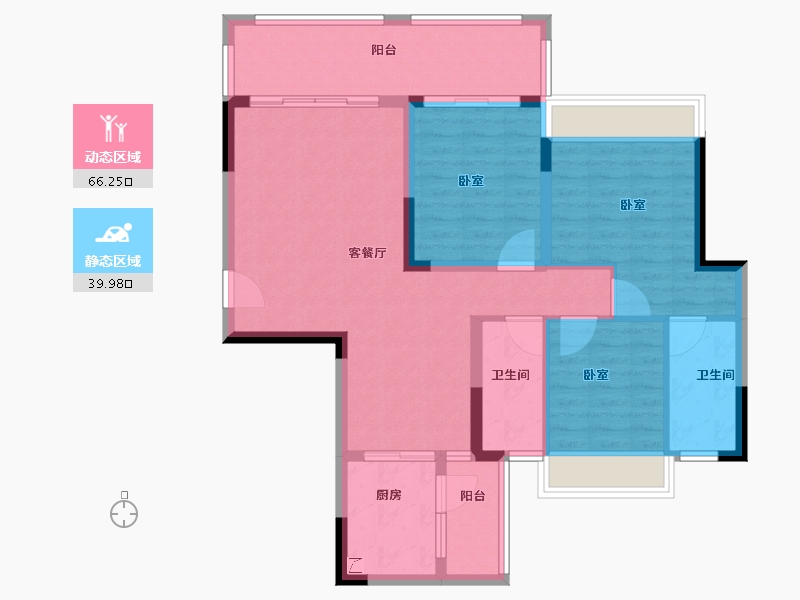 广东省-阳江市-东湖御苑-95.00-户型库-动静分区