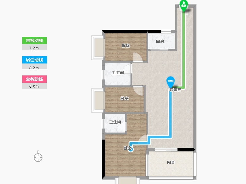 广东省-河源市-星光·源江学苑-85.22-户型库-动静线