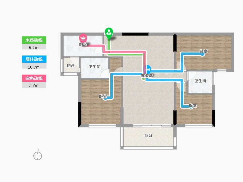 广东省-河源市-汇景外滩8号-98.03-户型库-动静线