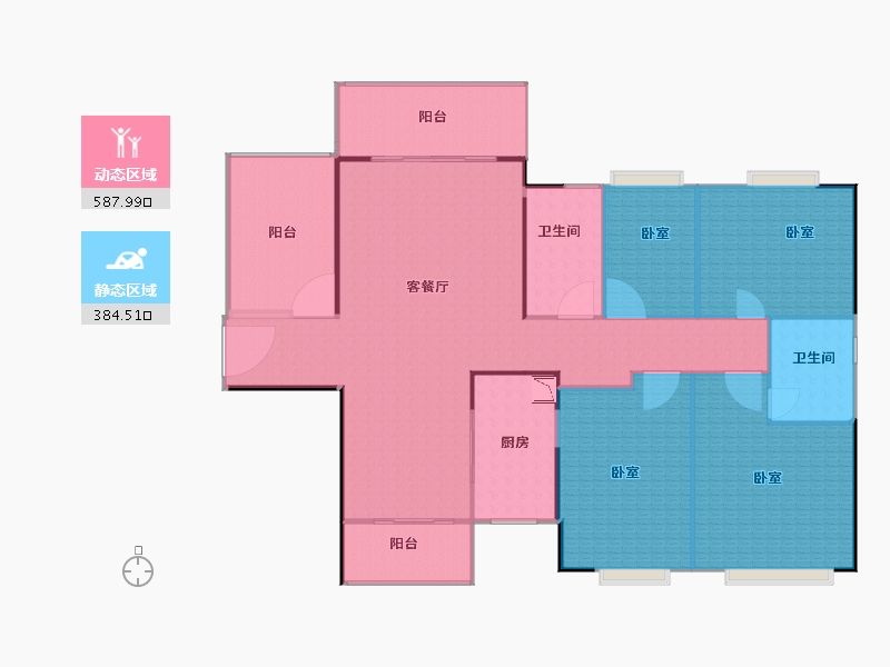 广东省-广州市-保利和悦江山-925.99-户型库-动静分区