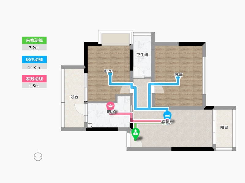 广东省-深圳市-满京华喜悦里-63.22-户型库-动静线