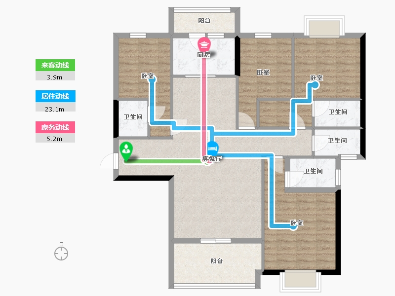 广东省-汕尾市-金尊豪庭-113.23-户型库-动静线