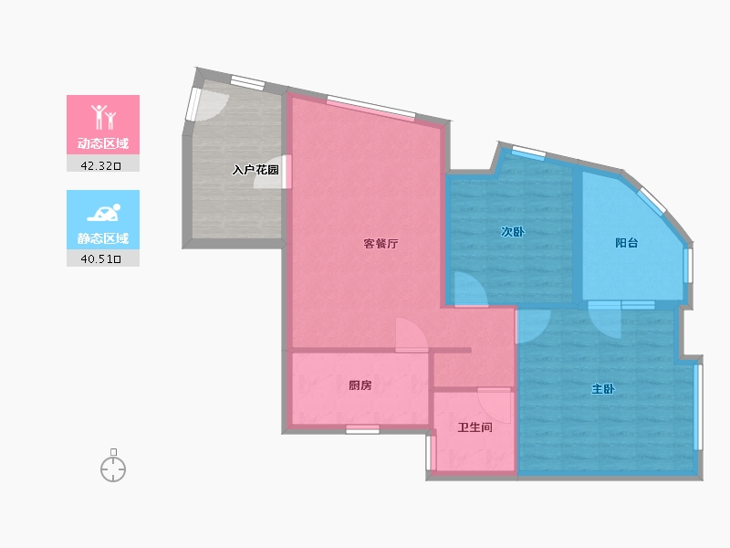 山东省-烟台市-天马相城二期-84.00-户型库-动静分区